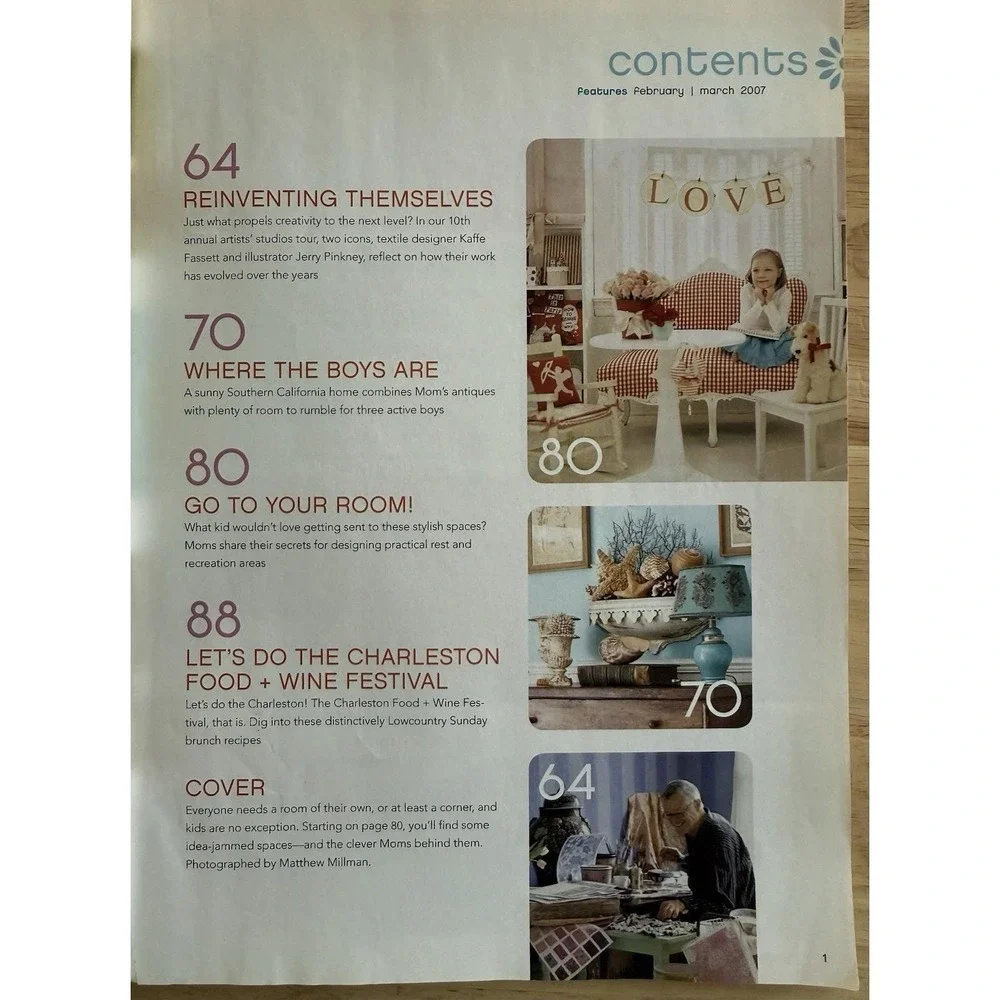 Mary Engelbreit's Home Companion Magazine 10th‎ Anniversary Issue Feb/March 2007